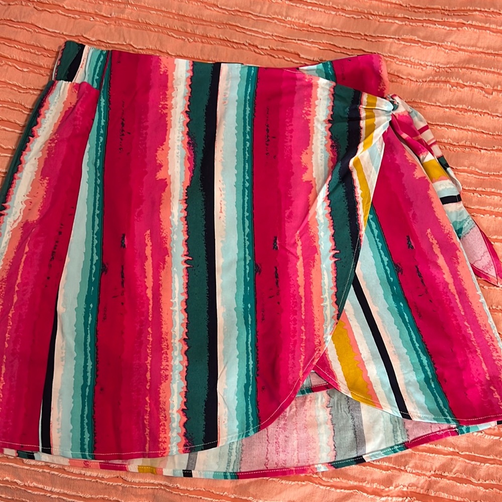 Zac & Rachel skort  fun colors! NWT